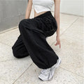 Techwear Cargo Korean Harajuku Baggy Parachute Pants Sweatpants Wide Leg Joggers Trousers Clothes