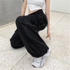 Techwear Cargo Korean Harajuku Baggy Parachute Pants Sweatpants Wide Leg Joggers Trousers Clothes