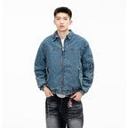Edgy High-End Turn-down Collar Zipper