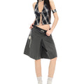 Low-Waist Wide-Leg Trousers