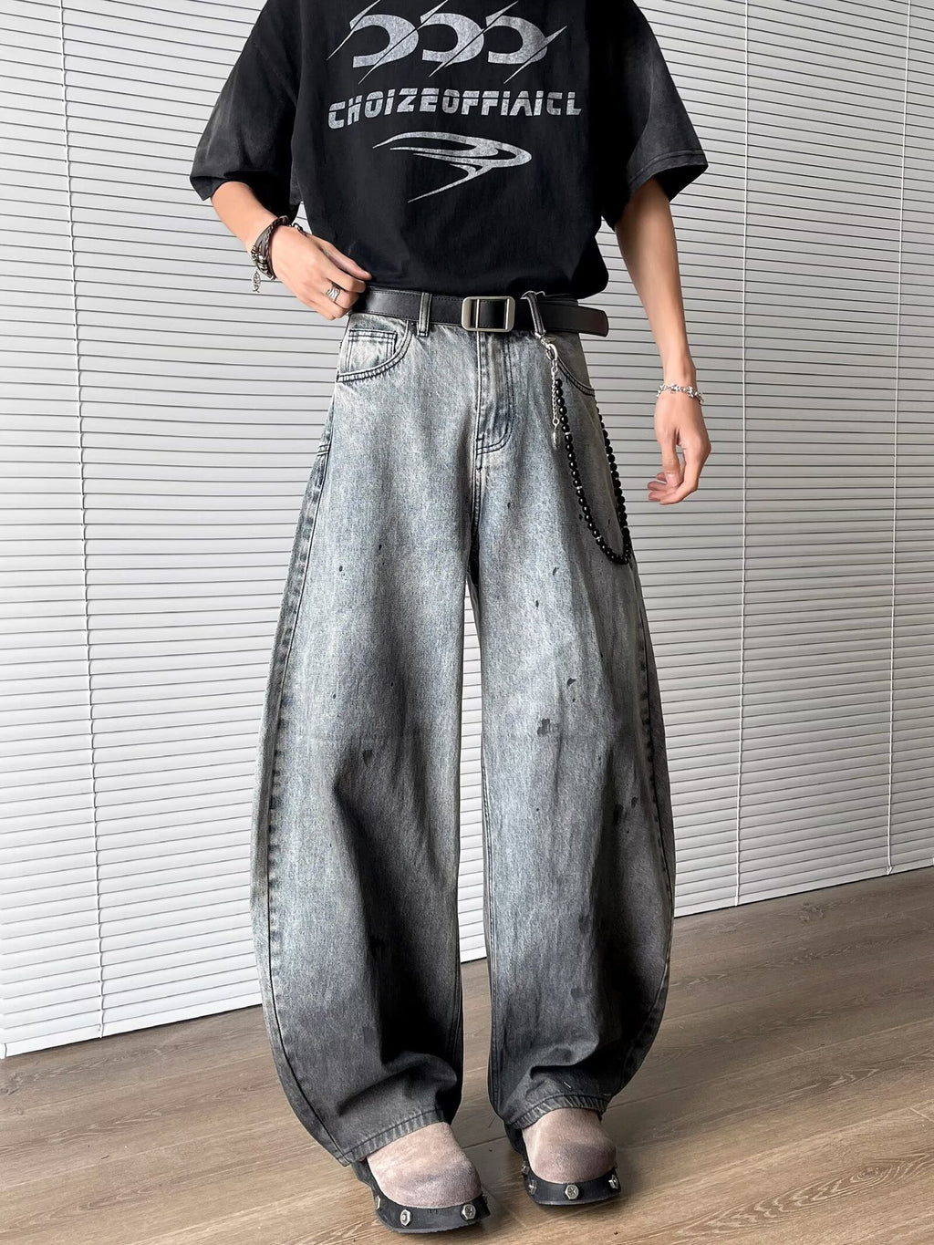 Pantalon Ample High Street