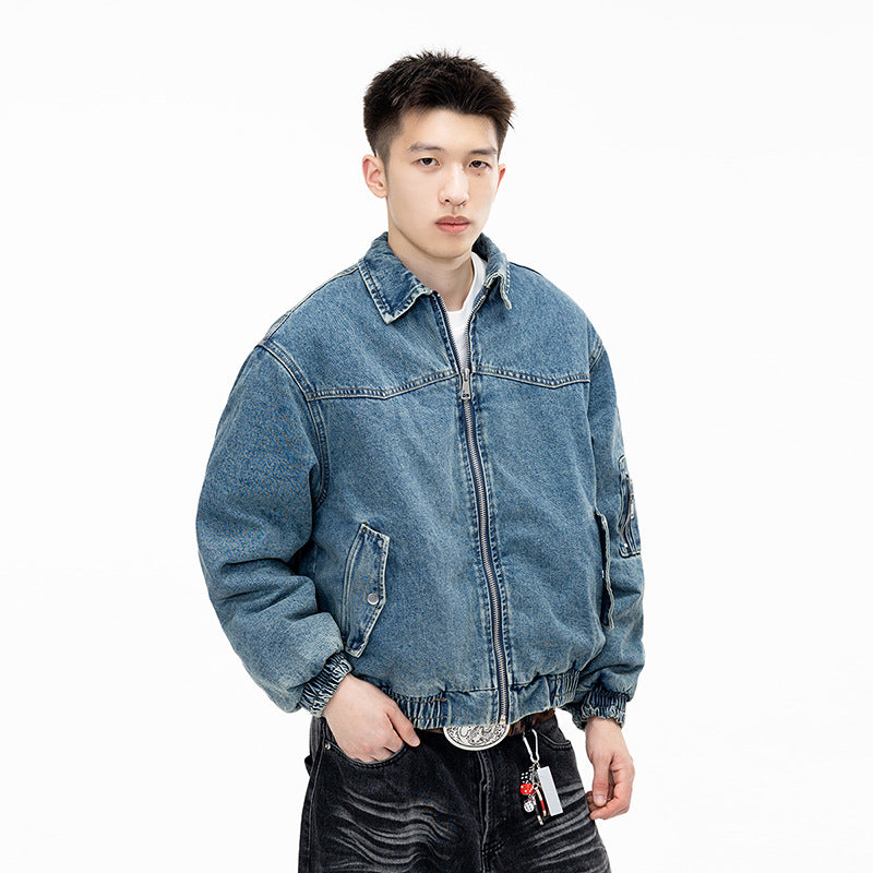 Edgy High-End Turn-down Collar Zipper
