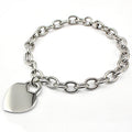 Edelstahl Herz-Charm-Armband 18k vergoldet