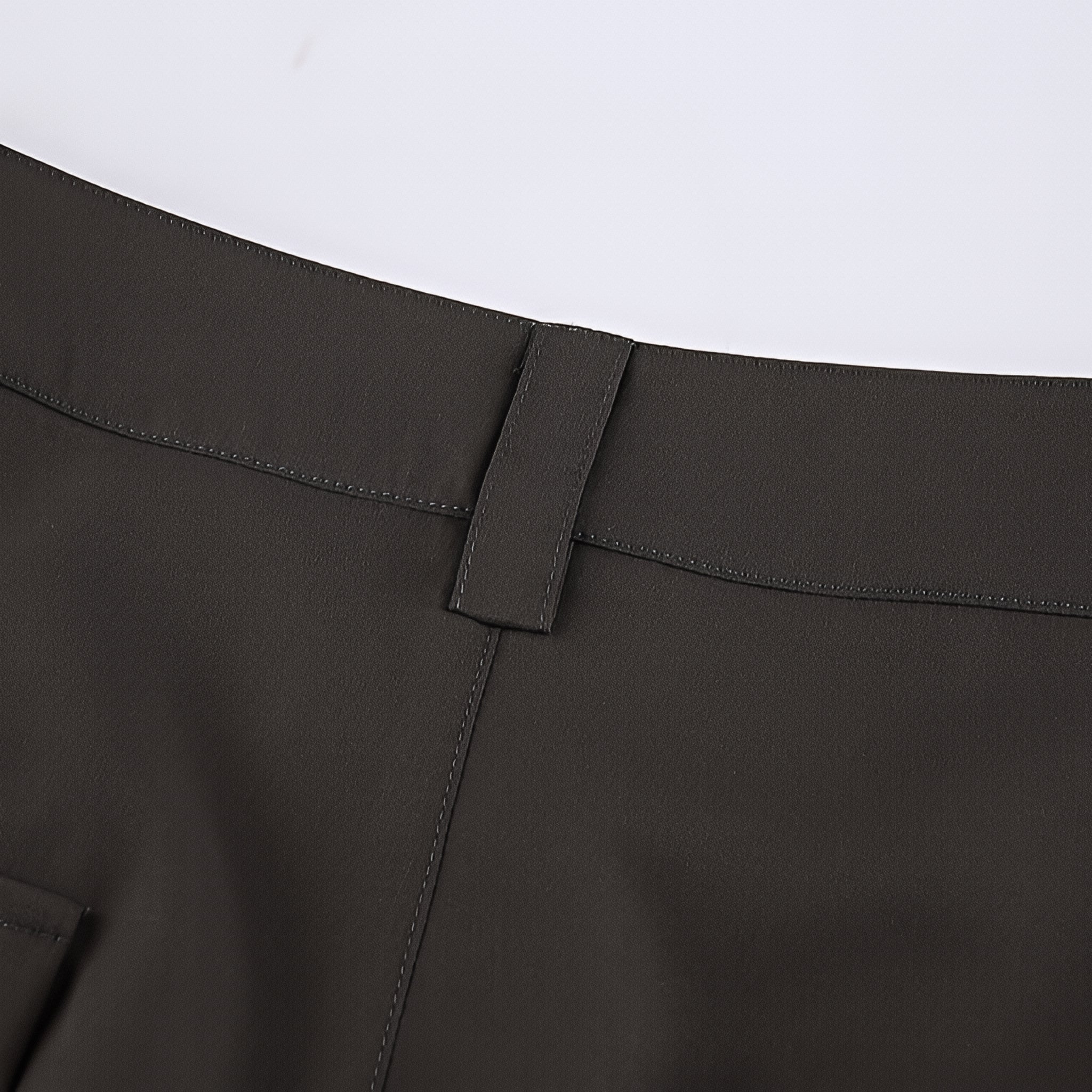 Solid Drawstring Cargo Pants Y2K Loose Streetwear Joggers Wide Leg Sweatpants