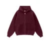 Blank Classic Men Hoodies 345 GSM Thick Fleece Unisex Hip Hop Oversized High Funnel Neck Hoody Zip up Hoodies