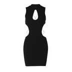 Backless Bodycon Mini Dress Sexy Hollow-Out Cutout Streetwear