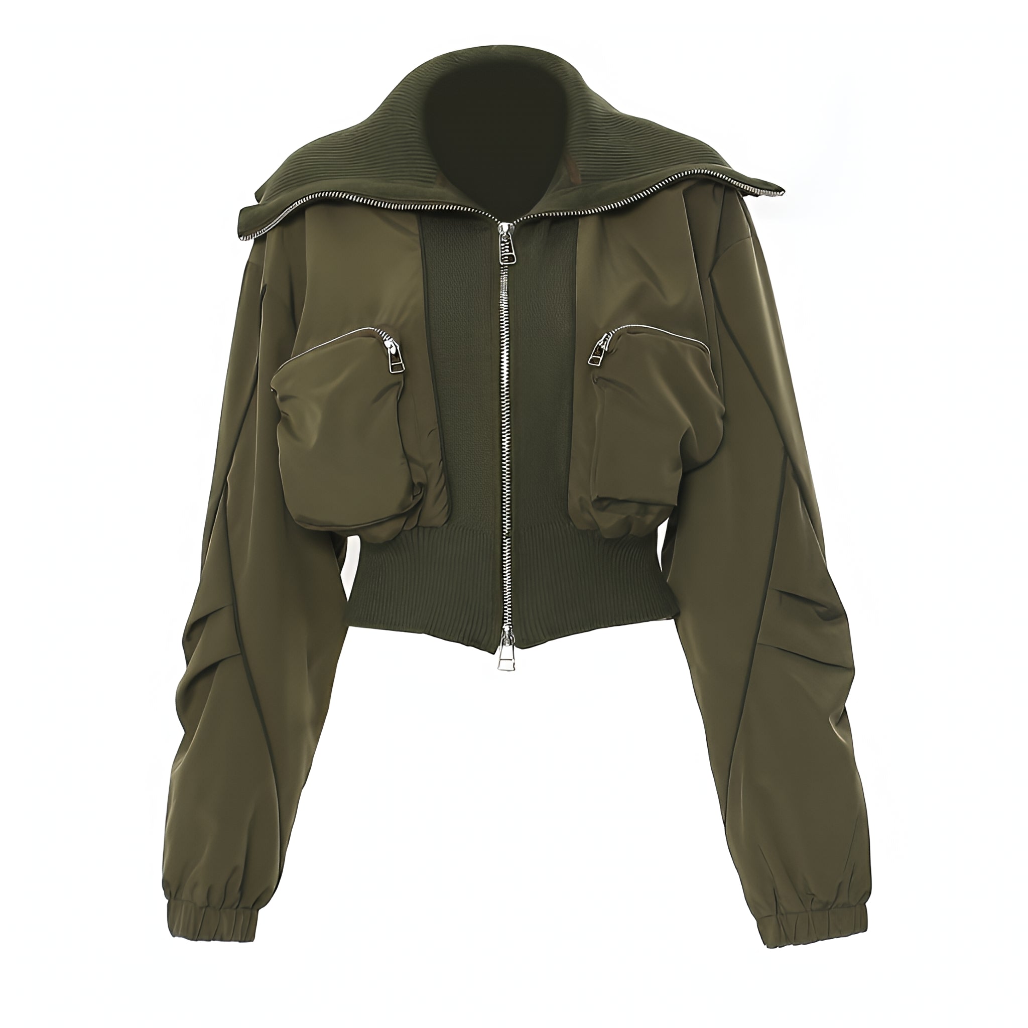 Patchwork Jacket Coat Fall Winter Streetwear