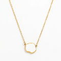 Joolim Jewelry 18K Gold Plated White Black Enamel Cloud Pendant Sweater Necklace Stainless Steel Jewelry Wholesale