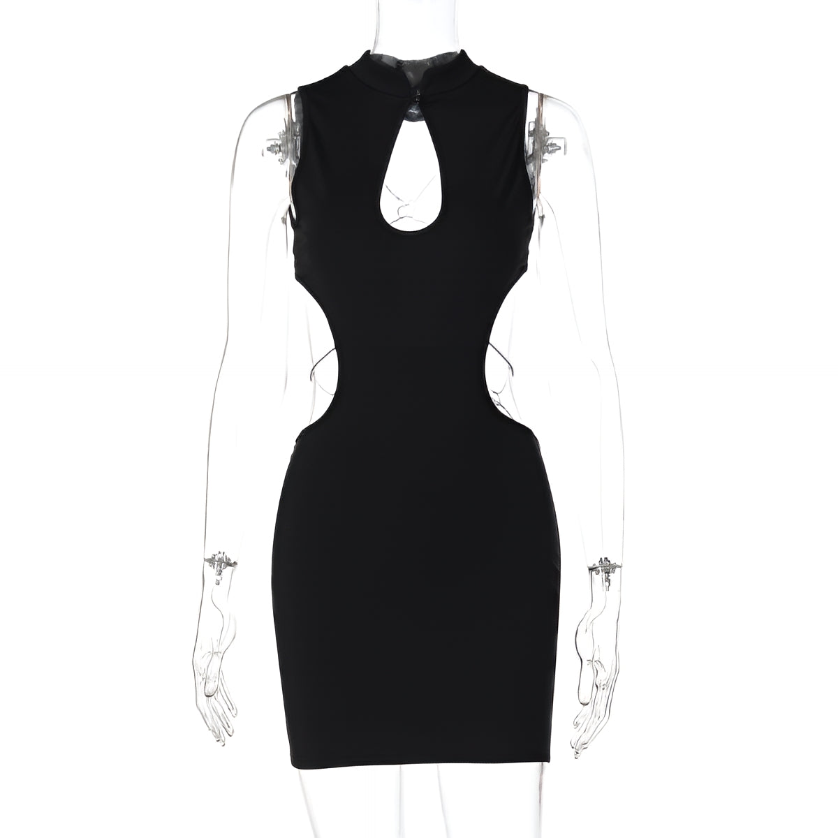 Backless Bodycon Mini Dress Sexy Hollow-Out Cutout Streetwear