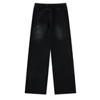 Distressed Star Patch Baggy Jeans