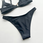 Micro Bikini Hollow Out Thong Bikini Set Swimsuit