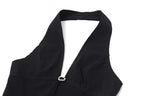 Hollow Out Strap Vest Mini Skirt Set Sexy Two Piece Bodycon Outfit