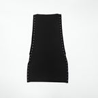 Solid Color Hollow Out Mini Shirt Dress Sleeveless Streetwear