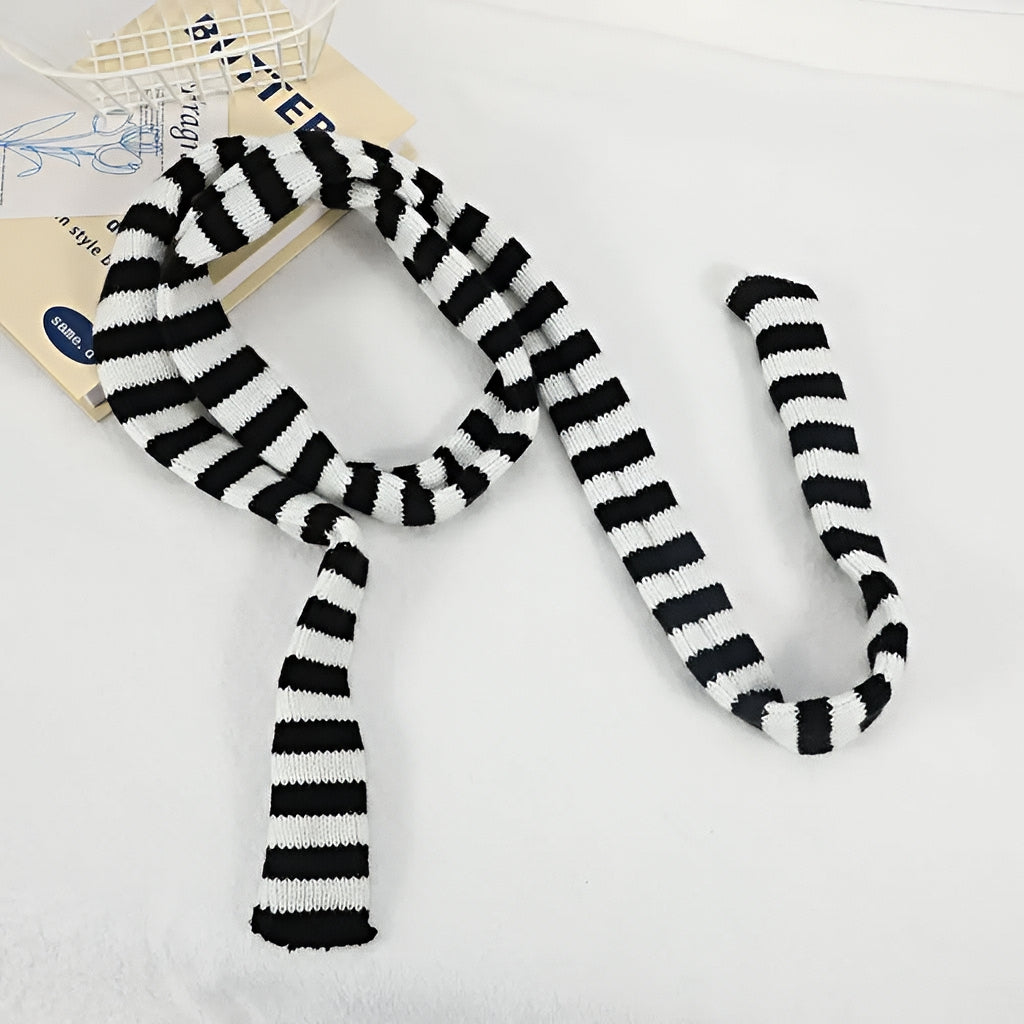 Striped Long Scarf Harajuku Streetwear Decorative Neck Scarf