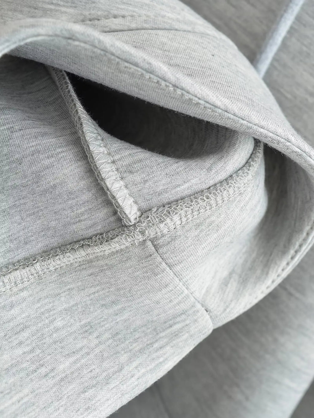 Manteau à capuche zippé oversize, double poche, coupe ample, streetwear automne-hiver