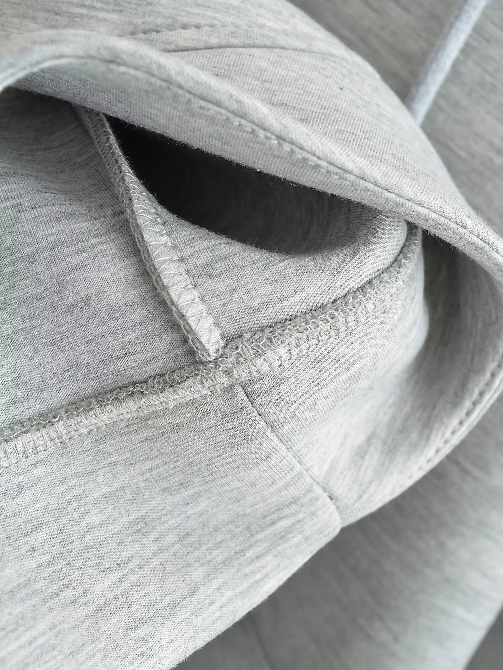 Manteau à capuche zippé oversize, double poche, coupe ample, streetwear automne-hiver