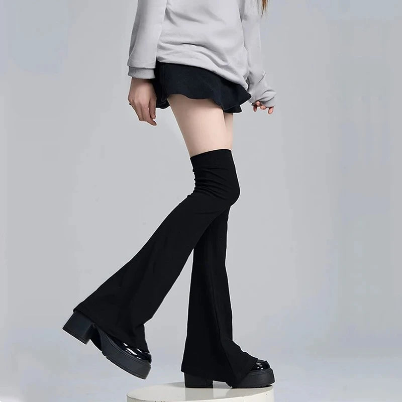 Over The Knee Socks Elastic Slim Fit Japanese Style Leg Warmers
