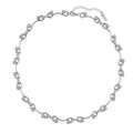 Unisex Stainless Steel Wave Ball Chain Necklace Punk Grunge Fashion Jewelry