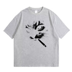 Unisex Funny Cat Graphic T Shirt Cotton Vintage Oversized Casual Tee Cat Lovers Gift