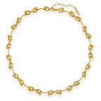 Unisex Stainless Steel Wave Ball Chain Necklace Punk Grunge Fashion Jewelry