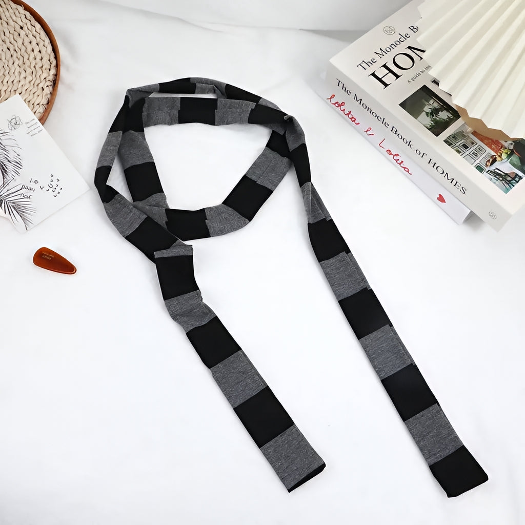 Striped Long Scarf Harajuku Streetwear Decorative Neck Scarf