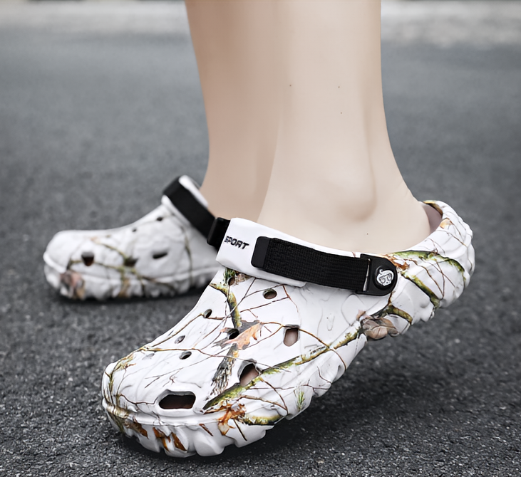Sandales légères antidérapantes pour hommes Tongs à semelle souple Chaussons de jardin