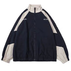 Reflective Striped Jacket Windbreaker Coat 2024 Men Hip Hop Streetwear Zipper Up Jacket Harajuku Thin Coats SportS