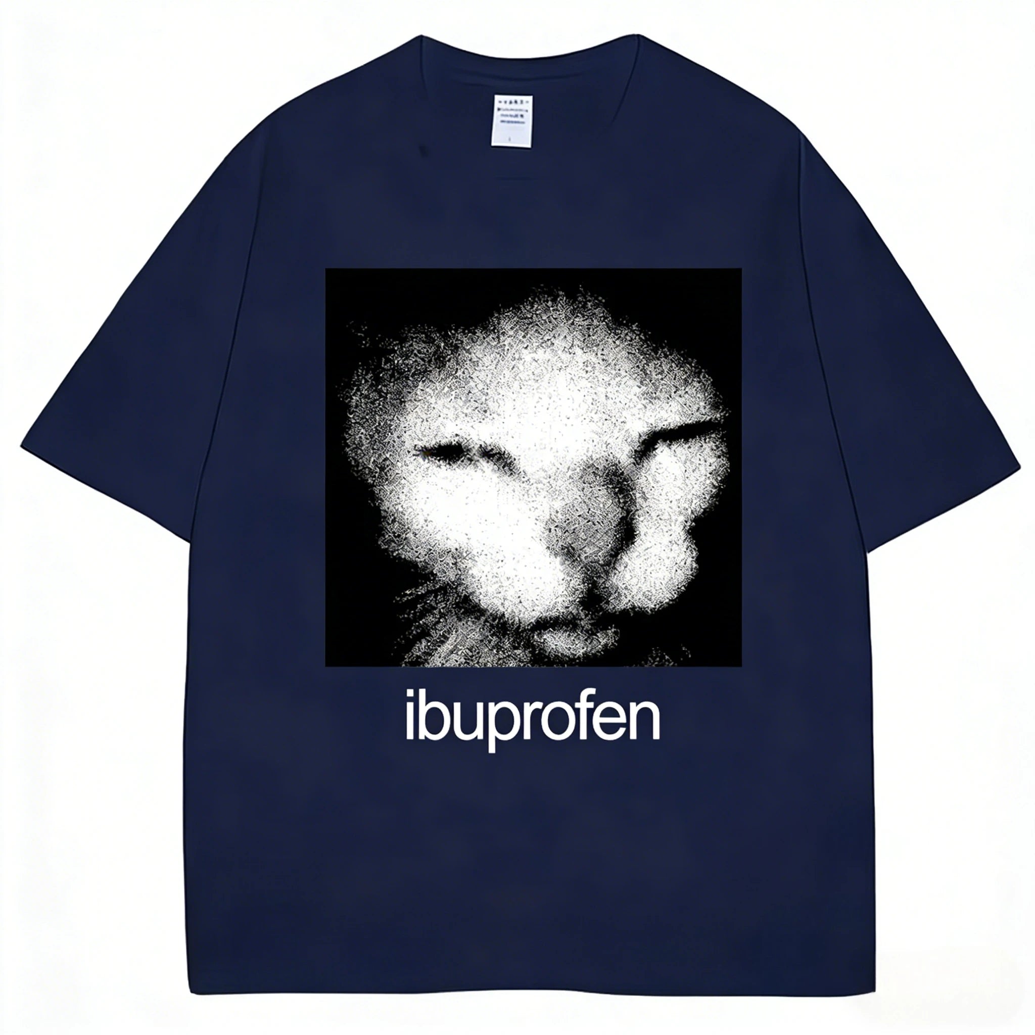 Unisex Vintage Cat Meme Graphic T Shirt Oversized Casual Streetwear Y2K Tee