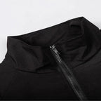 Reflective Striped Jacket Windbreaker Coat 2024 Men Hip Hop Streetwear Zipper Up Jacket Harajuku Thin Coats SportS