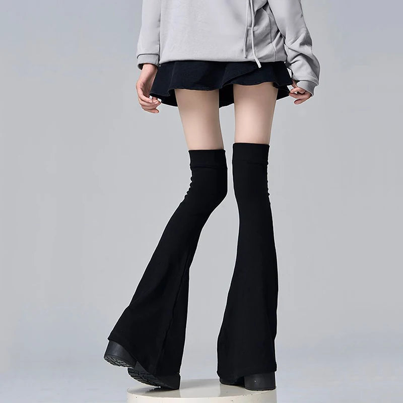 Over The Knee Socks Elastic Slim Fit Japanese Style Leg Warmers