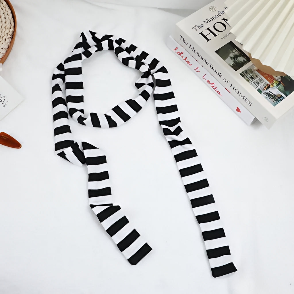 Striped Long Scarf Harajuku Streetwear Decorative Neck Scarf