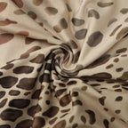 Robe longue Dos nu léopard sexy