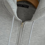 Manteau à capuche zippé oversize, double poche, coupe ample, streetwear automne-hiver