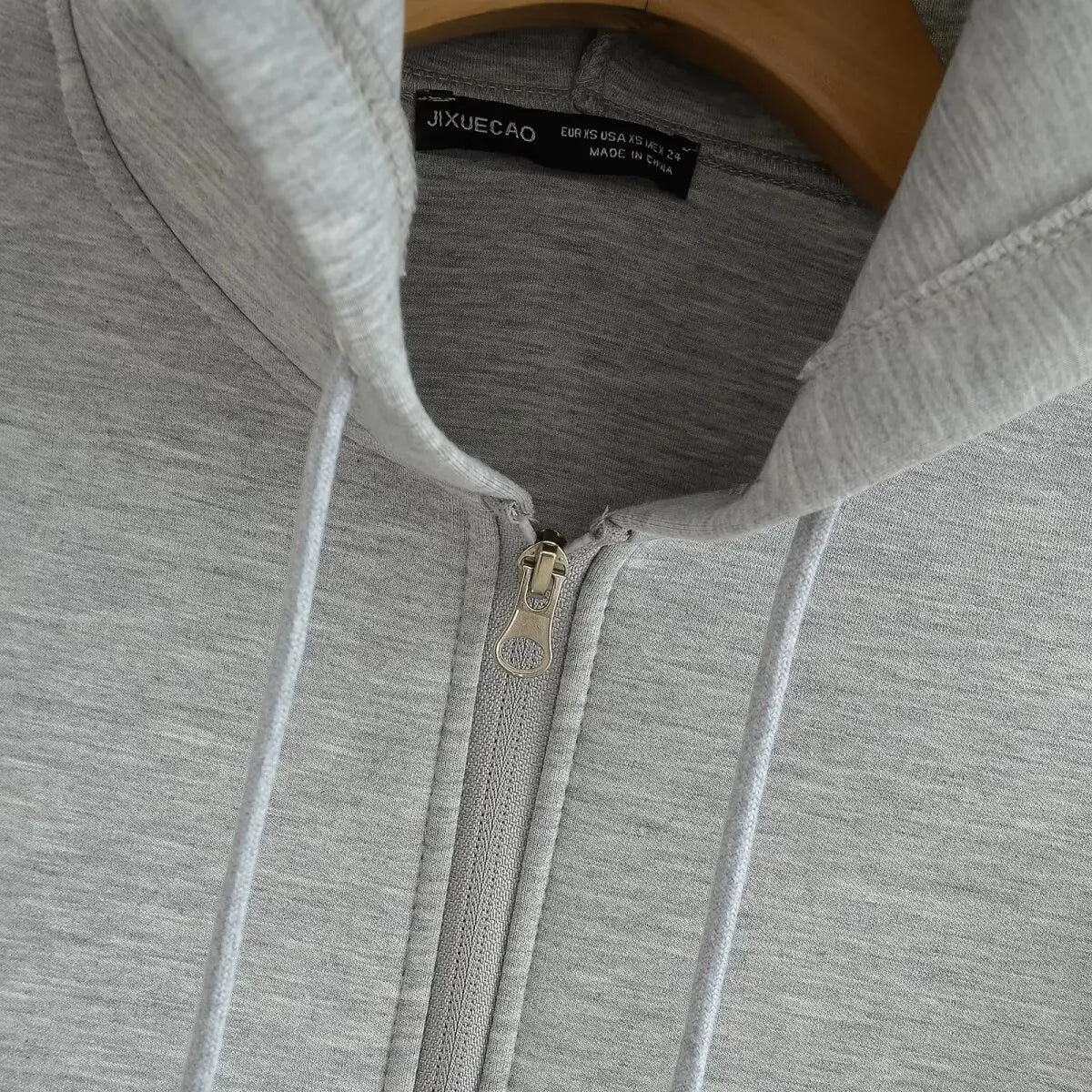 Oversized Zip Hoodie Coat Double Pocket Loose Fit Autumn Winter Streetwear Outerwear
