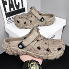 Sandales légères antidérapantes pour hommes Tongs à semelle souple Chaussons de jardin