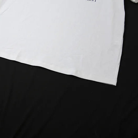 Women Casual Letter Print T Shirt Relaxed Fit Street Style Summer Top