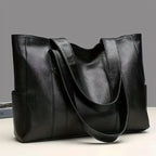 Vintage Ladies Bag Large Capacity Handbag , Vintage Plain Shoulder Bag , Ladies Commuter Casual Handbag