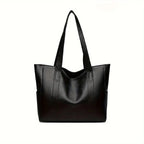 Vintage Ladies Bag Large Capacity Handbag , Vintage Plain Shoulder Bag , Ladies Commuter Casual Handbag
