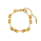 Unisex Stainless Steel Wave Ball Chain Necklace Punk Grunge Fashion Jewelry