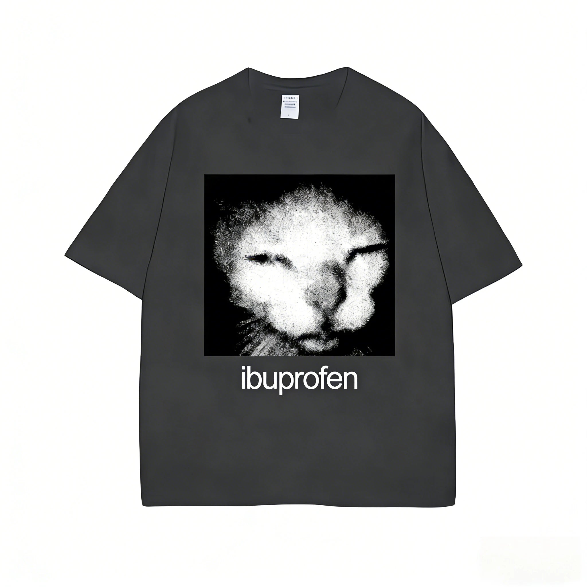 Unisex Vintage Cat Meme Graphic T Shirt Oversized Casual Streetwear Y2K Tee