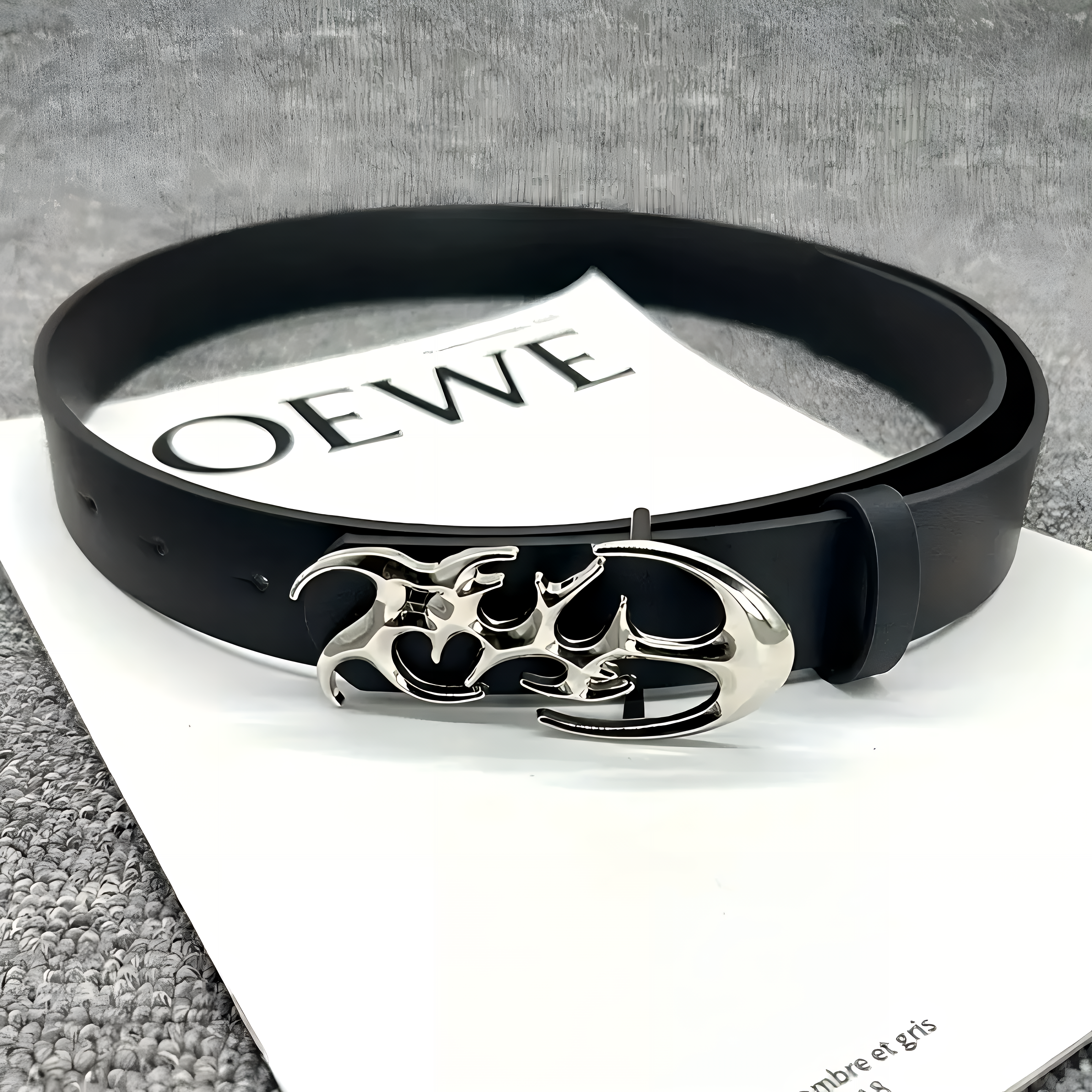 Unisex Y2K Punk PU Leather Belt Black Hollow Fashion Waist Belt Plus Size