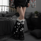 Knit Harajuku Leg Warmers Grunge Goth Platform Boot Covers