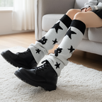 Knit Harajuku Leg Warmers Grunge Goth Platform Boot Covers