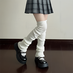Ribbed Leg Warmers Slouchy Balletcore Harajuku Dark Academia Socks